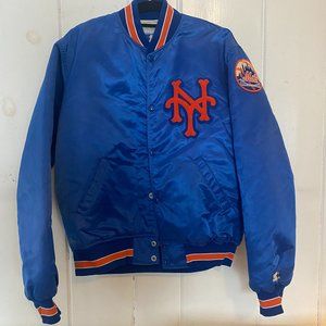 Vintage Starter NY METS Bomber Jacket